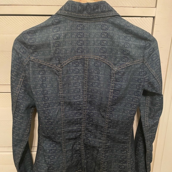 Vintage Gucci monogram button up top - Picture 4 of 9